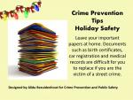 Holiday safety Tips 17